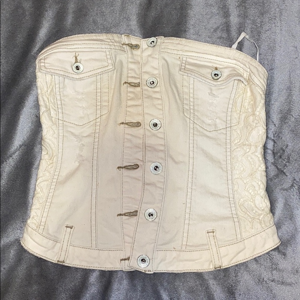 Guess bustier top
